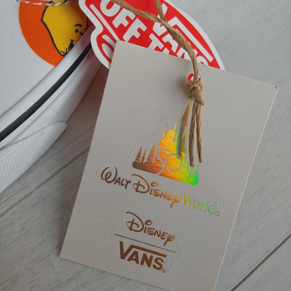 VANS x Disney NEW 50th Anniversary Character Button Slip On Shoes - Picture 10 of 11
